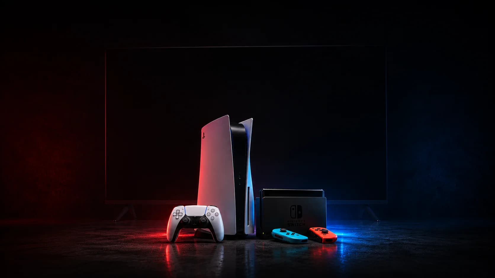 PlayStation 5 и Nintendo Switch в lounge-зоне VR Garage 76
